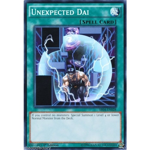 YUGIOH Unexpected Dai Common SR04-EN028/LDK2-ENK32  1st edition NM