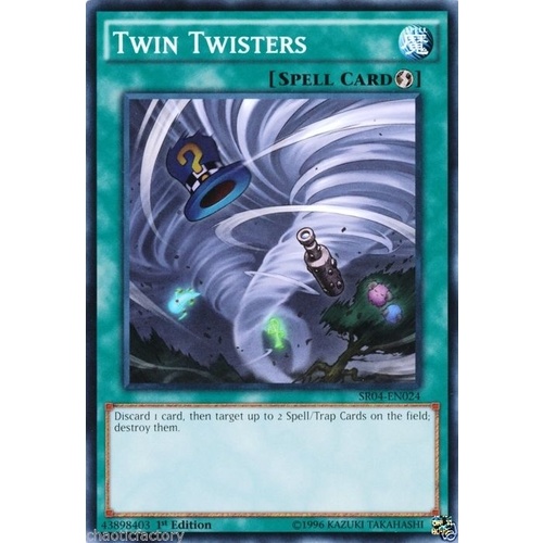 Yugioh Twin Twisters Common SR04-EN024  1st edition NM
