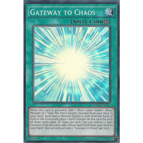Yugioh Gateway to Chaos - DOCS-EN057 - Super Rare Unlimited Mint