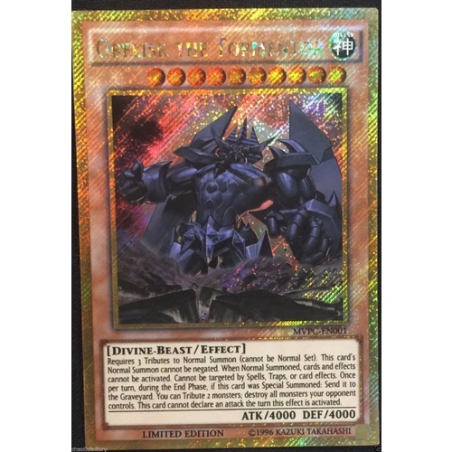 Obelisk The Tormentor - MVPC-EN001 - Limited Edition Gold Secret NM