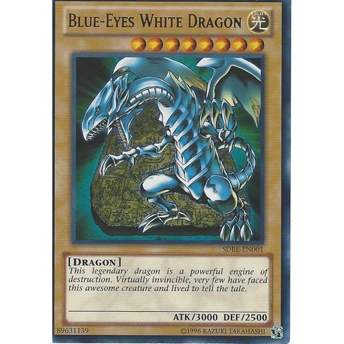 Yugioh Blue-Eyes White Dragon SDBE-EN001 Ultra Rare Mint