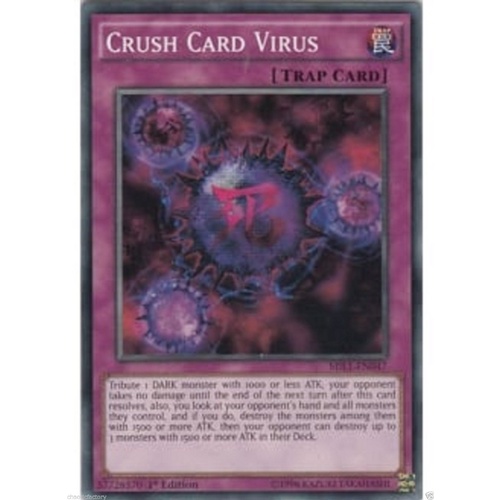 YUGIOH MIL1-EN047 Crush Card Virus - Common