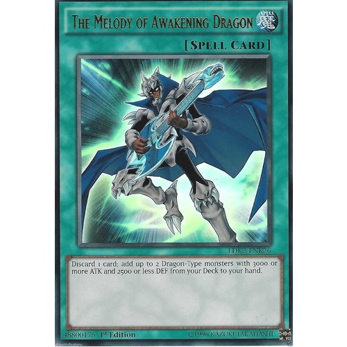 Yugioh The Melody Of Awakening Dragon *Ultra Rare* LDK2-ENK26 MINT