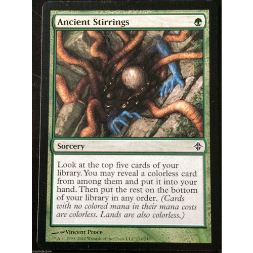 MTG Ancient Stirrings Rise of the Eldrazi Sorcery NM/M