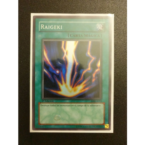 Yugioh Raigeki - LDD-S053 - Super Rare 1st Edition [Spanish] Mint