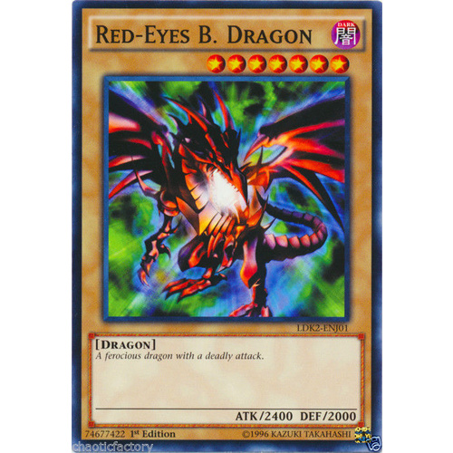 Yugioh Red-Eyes B. Dragon - LDK2-ENJ01 - Common - 1st Edition