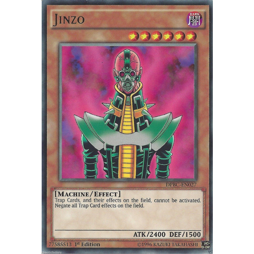 YUGIOH Jinzo Rare DPBC-EN027 NM