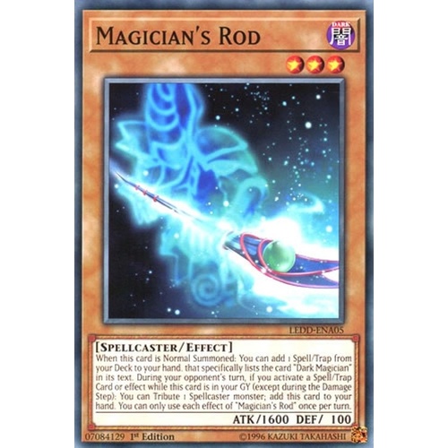 Yugioh LEDD-ENA05 Magician's Rod Common
