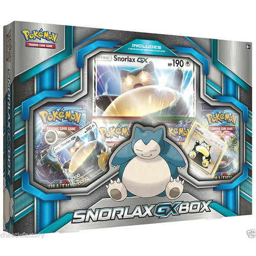 Pokemon TCG Snorlax GX Collection Box Factory Sealed! Brand New!