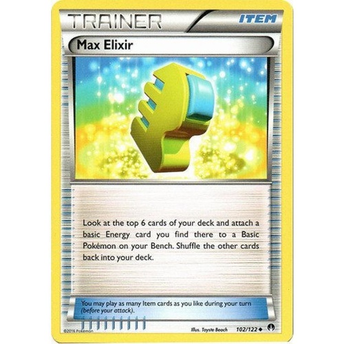 POKEMON TCG Max Elixir - 102/122 - Uncommon - XY: Breakpoint