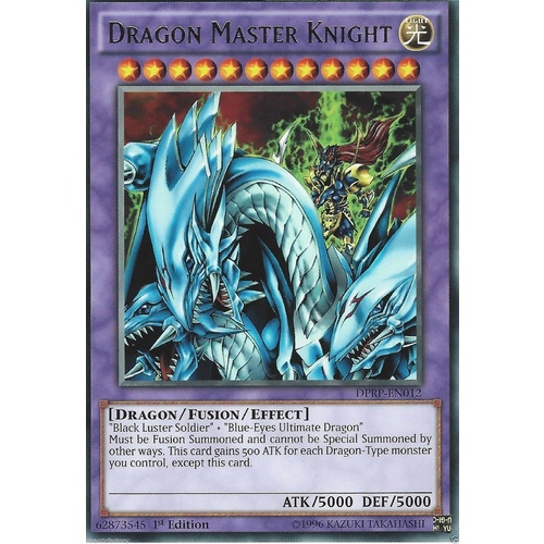 YUGIOH Dragon Master Knight DPRP-EN012 Rare 1st edition
