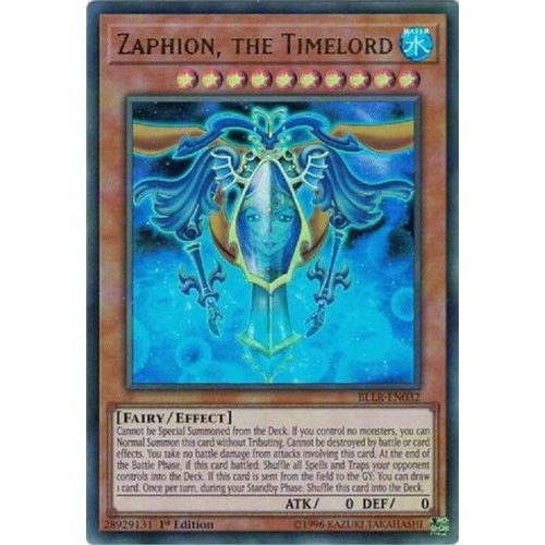  Zaphion, the Timelord Ultra Rare BLLR-EN032 1st edition NM