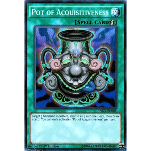 Pot Of Acquisitiveness Super Rare INOV-EN065 1st edition NM