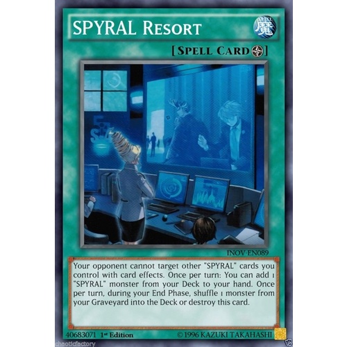 Yugioh SPYRAL Resort INOV-EN089 Super NM/M 1st Edition