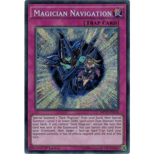 Yugioh MP17-EN110 Magician Navigation Secret rare 1st Edition NM