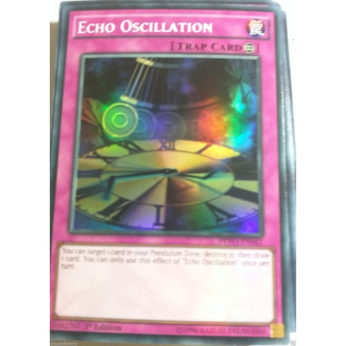 YUGIOH PEVO-EN042 Echo Oscillation Super Rare 1st Edition MINT  x 3