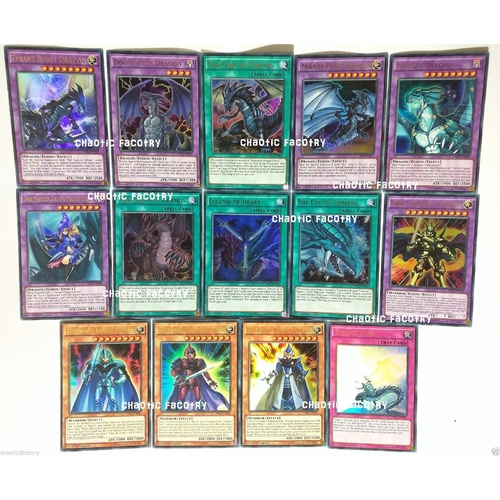 YU-GI-OH Legendary Knight MIRROR FORCE VIRUS Dragon Dark Magician Girl DRL3 Set