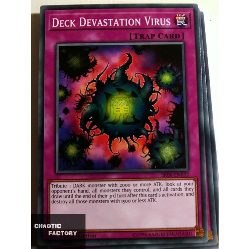 Yugioh SR06-EN032 Deck Devastation Virus Common 1st Edition NM