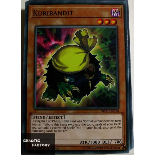 Yugioh SR06-EN018 Kuribandit Common 1st Edition NM