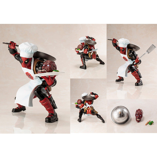MARVEL UNIVERSE Cooking Deadpool ArtFX+ Statue