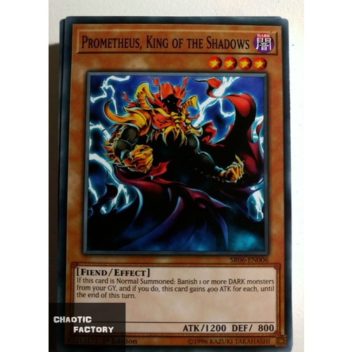 Yugioh SR06-EN006 Prometheus, King of the Shadows Common 1st Edition NM
