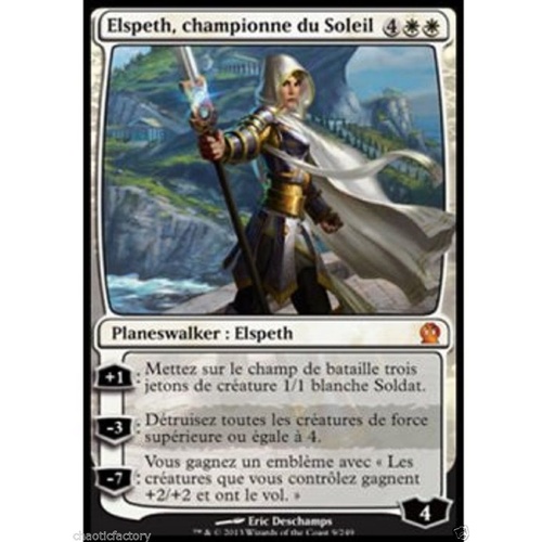 MTG Elspeth, Sun's Champion Theros White Planeswalker Soldier MYTHIC RARE