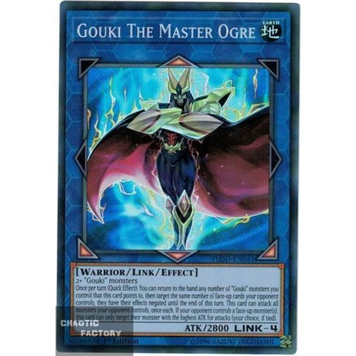 Yugioh FLOD-EN041 Gouki The Master Ogre Super Rare 1st Edition