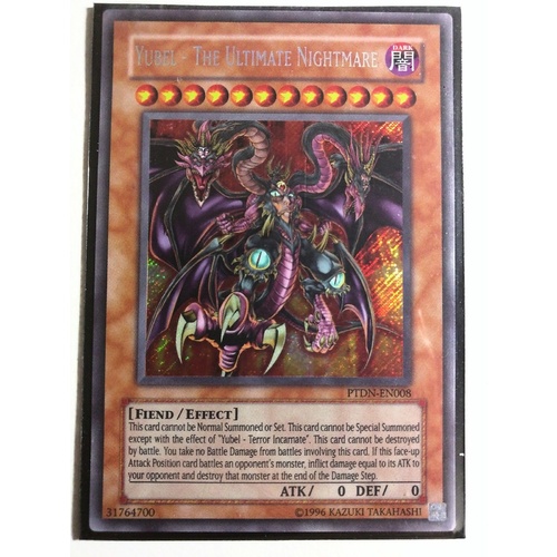 Yugioh Yubel - The Ultimate Nightmare PTDN-EN008 Phantom Darkness (Secret Rare)