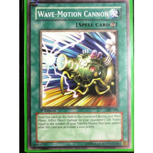 Yugioh  Wave-Motion Cannon MFC-040 Common 1st Edition Mint