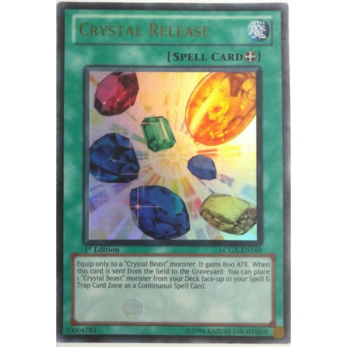 Yugioh LCGX-EN169 Crystal Release Ultra rare 1st Edition