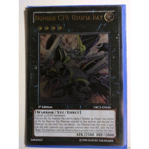Ultimate Rare - Number C39: Utopia Ray - ORCS-EN040 1st Edition NM