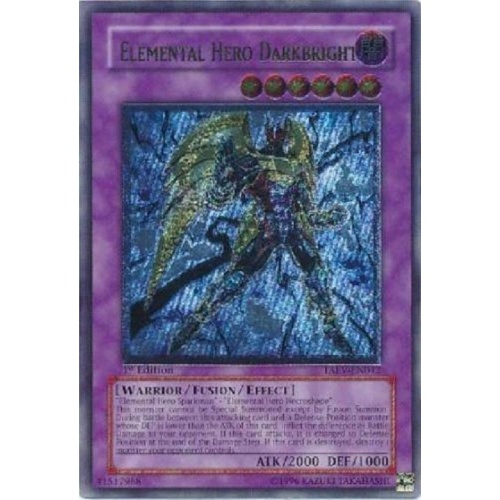 Yugioh Elemental Hero Darkbright - TAEV-EN042 - Ultimate Rare Unlimit Near Mint