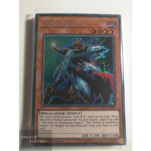 LCKC-EN107 The King of D. Secret Rare 1st Edition NM
