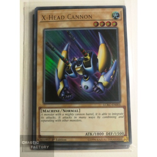 LCKC-EN005 X-Head Cannon Ultra Rare 1st Edition