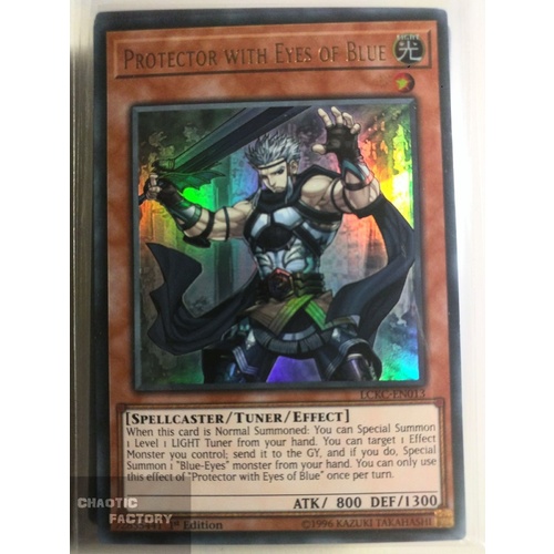 LCKC-EN013 Protector with Eyes of Blue Ultra Rare 1st Edition