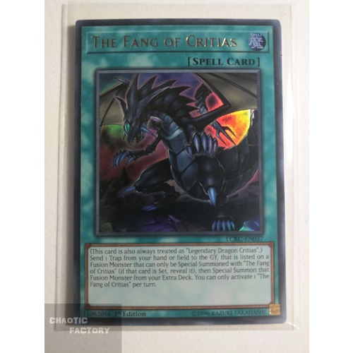 LCKC-EN037 The Fang of Critias Ultra Rare 1st Edition