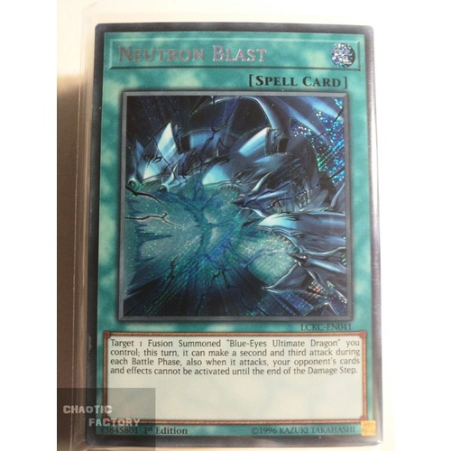 LCKC-EN041 Neutron Blast Secret Rare 1st Edition