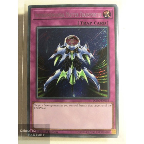 LCKC-EN052 Interdimensional Matter Transporter Secret Rare 1st Edition