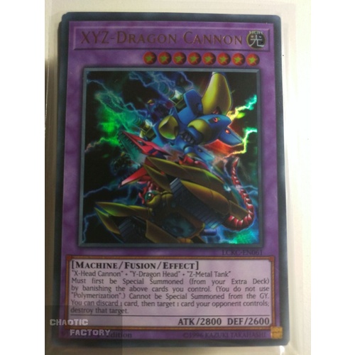 LCKC-EN061 XYZ-Dragon Cannon Ultra Rare 1st Edition
