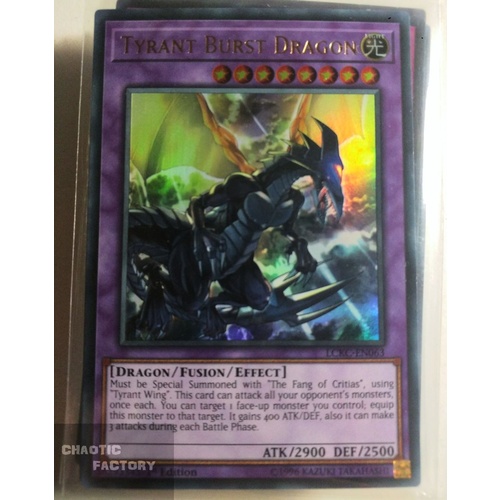 LCKC-EN063 Tyrant Burst Dragon Ultra Rare 1st Edition