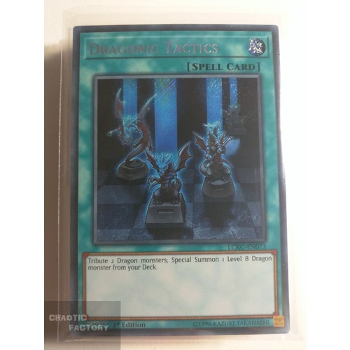 LCKC-EN073 Dragonic Tactics Secret Rare 1st Edition
