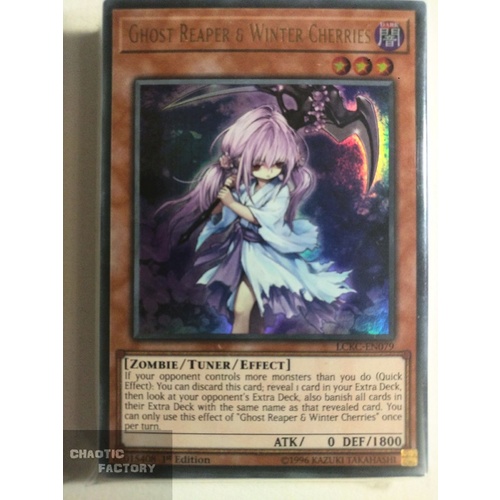LCKC-EN079 Ghost Reaper & Winter Cherries Ultra Rare 1st Edition Mint