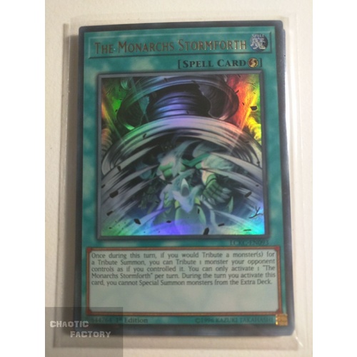 LCKC-EN093 The Monarchs Stormforth Ultra Rare 1st Edition