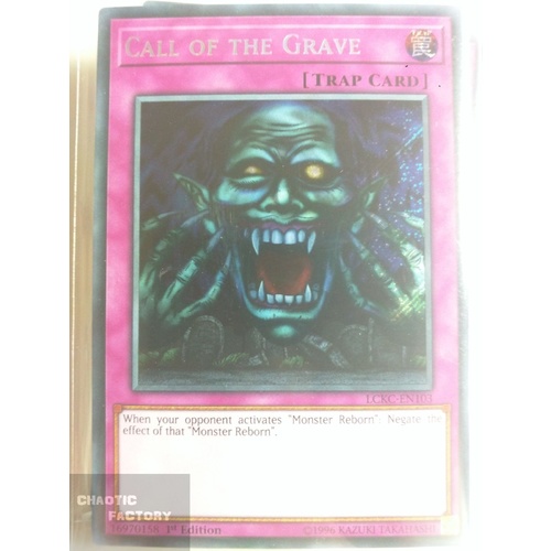 LCKC-EN103 Call of the Grave Secret Rare 1st Edition