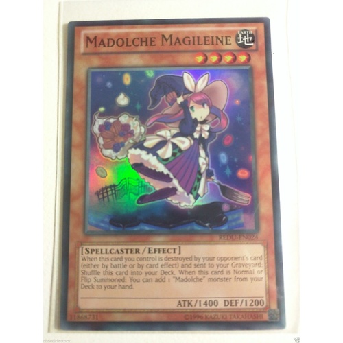 YUGIOH Madolche Magileine Super Rare REDU-EN024 MINT Unlimited