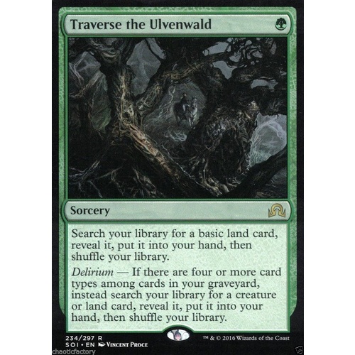 MTG Traverse the Ulvenwald	Shadows over Innistrad Sorcery Rare