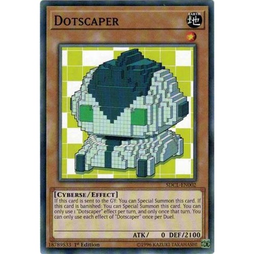 Yugioh SDCL-EN002 Dotscaper Common 1st Edition MINT