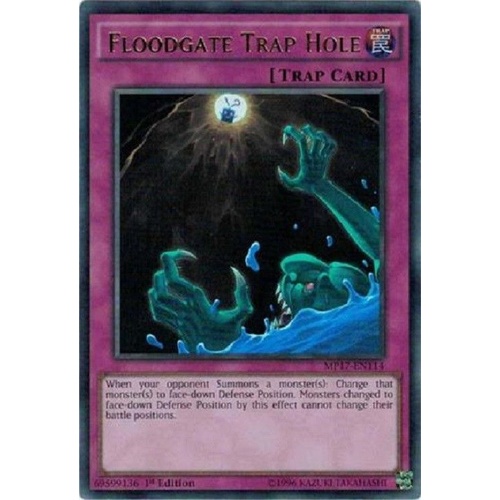 Yugioh MP17-EN114 Floodgate Trap Hole Ultra rare 1st Edition