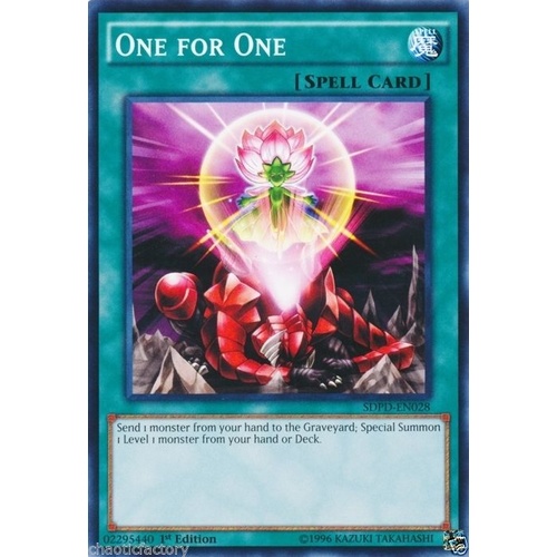 One for One Common Near Mint (various set)