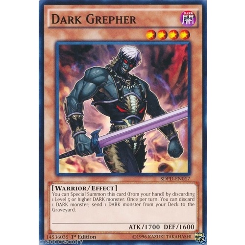 Dark Grepher Common SDPD-EN017  1st edition NM